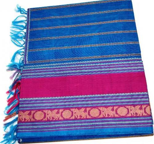 80S X 80S PMK COTSAREES WITH BLOUSE
